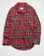 AE Plaid Button-Up Shirt