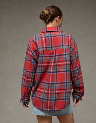 AE Plaid Button-Up Shirt