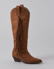 AE Western Fringe Knee High Boot