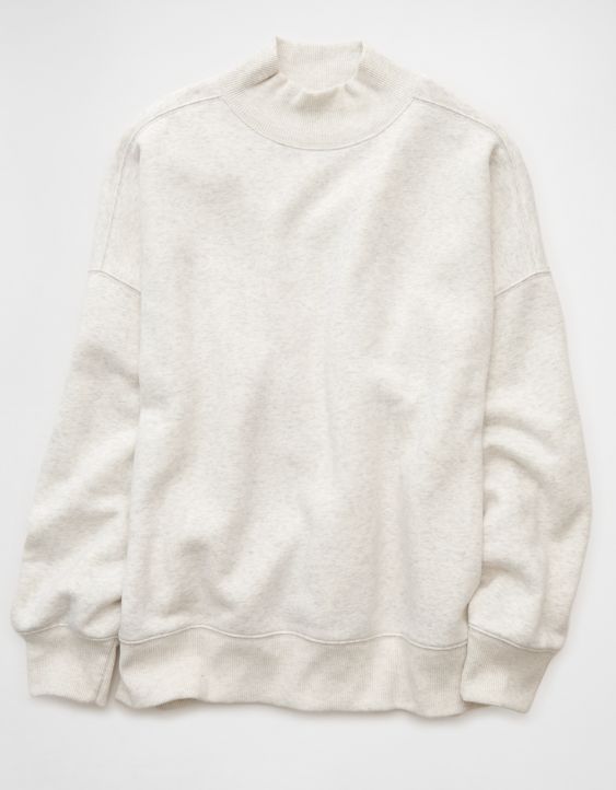 AE Everyday Luxe Mock Neck Sweatshirt