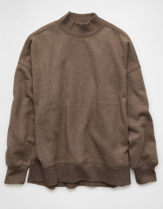 AE Everyday Luxe Mock Neck Sweatshirt