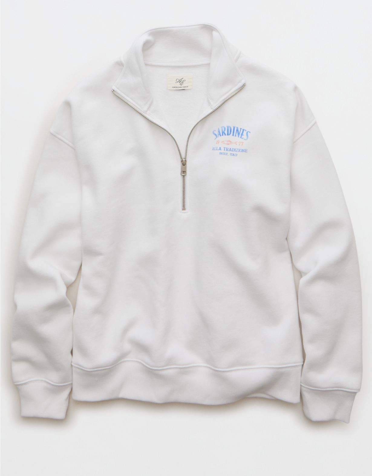 AE Everyday Luxe Quarter-Zip Sweatshirt