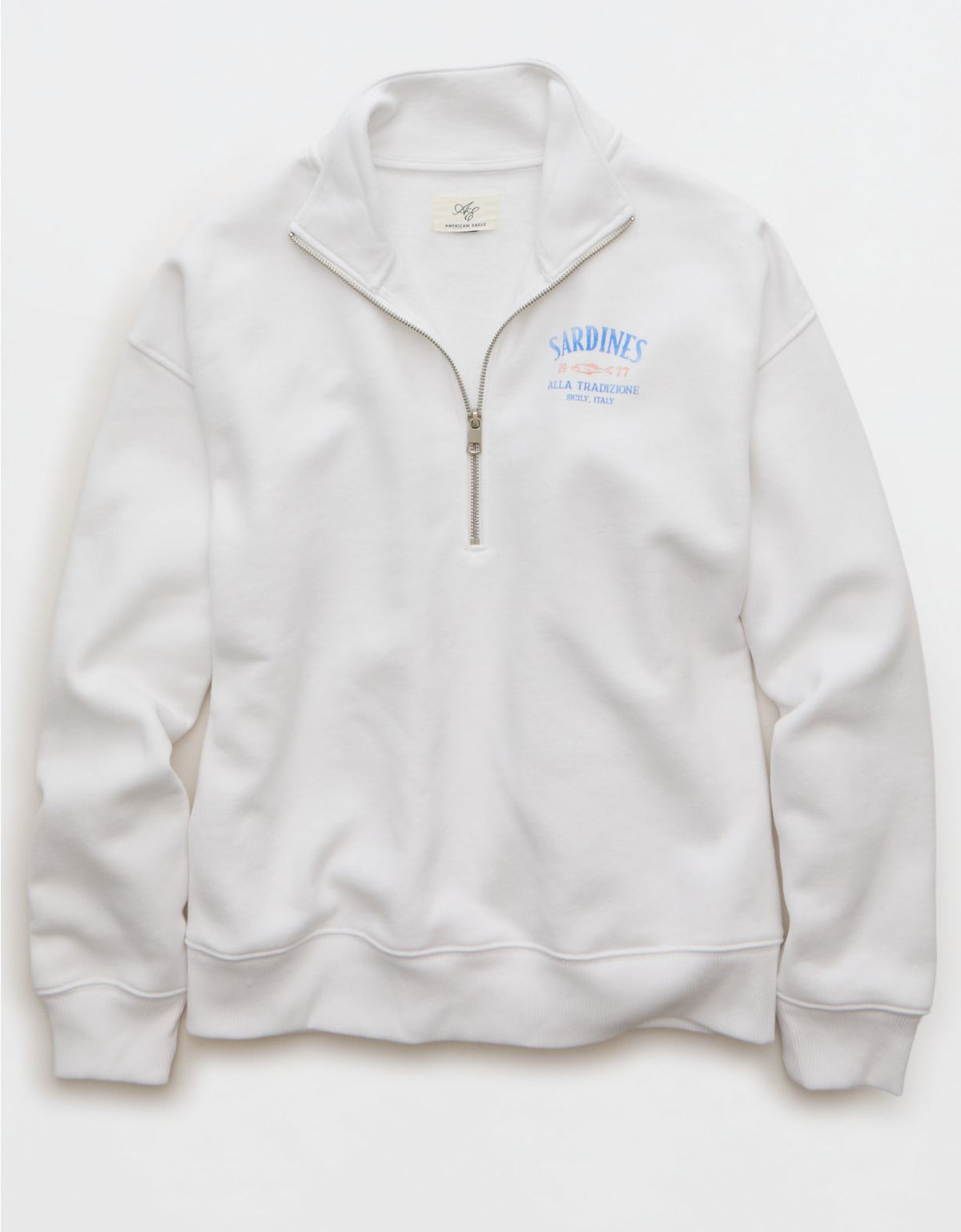 AE Everyday Luxe Quarter-Zip Sweatshirt