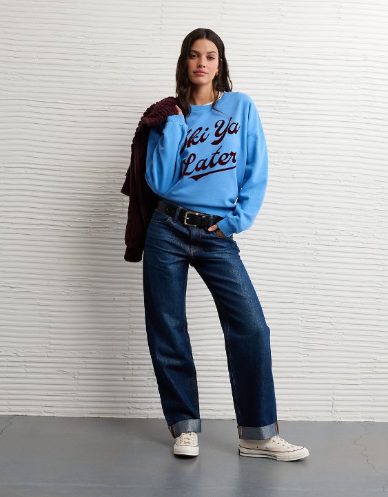 AE Relaxed Graphic Sweatshirt