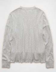 AE Long Sleeve Plush Crew Neck Top
