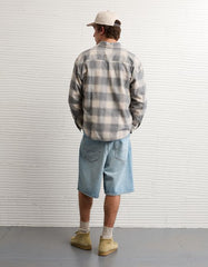 AE Relaxed Fit Everyday Flannel Shirt