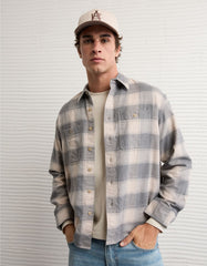 AE Relaxed Fit Everyday Flannel Shirt