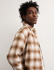 AE Relaxed Fit Everyday Flannel Shirt