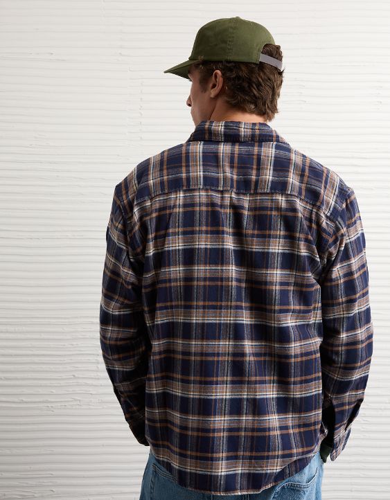 AE Relaxed Fit Everyday Flannel Shirt