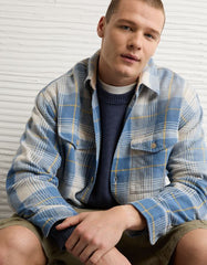 AE Boxy Everyday Flannel Shirt