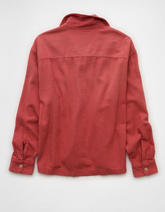 AE Boxy Everyday Flannel Shirt