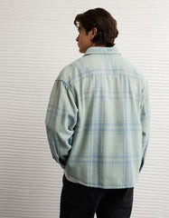 AE Boxy Everyday Flannel Shirt