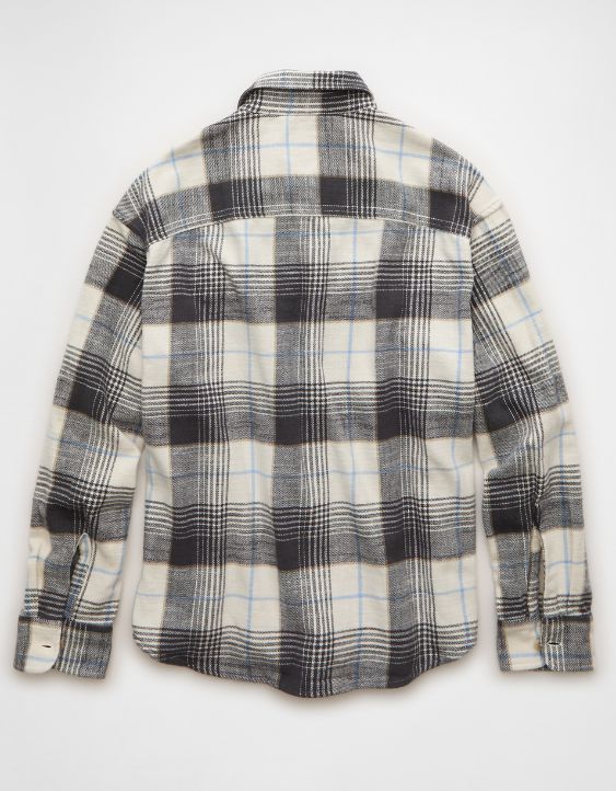 AE Boxy Everyday Flannel Shirt