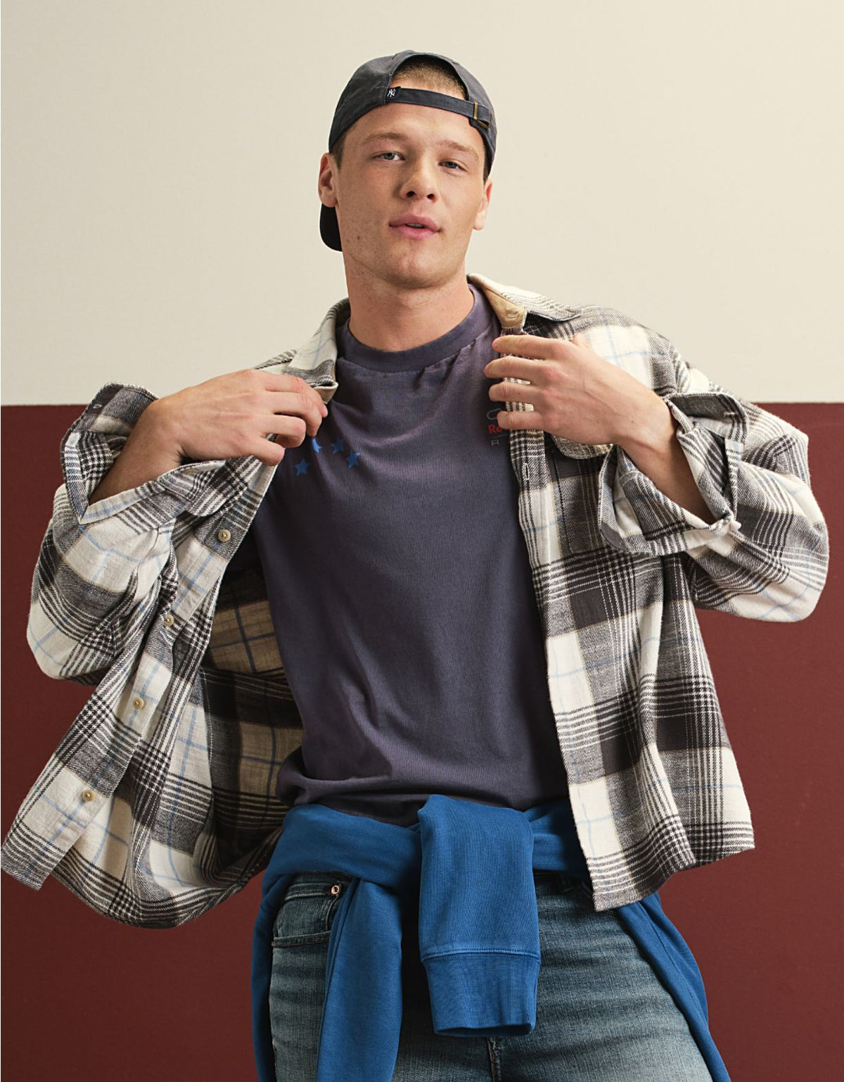 AE Boxy Everyday Flannel Shirt