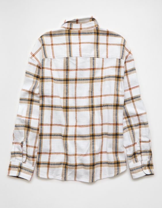 AE Boxy Everyday Flannel Shirt