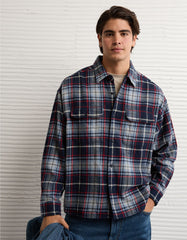 AE Boxy Everyday Flannel Shirt