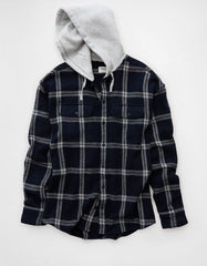 AE Hooded Flannel Shirt