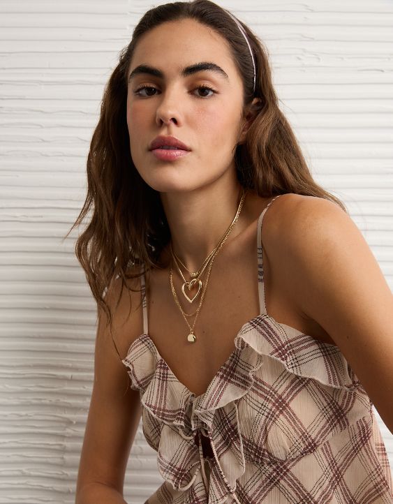 AE Ruffle Tie-Front Cami Top