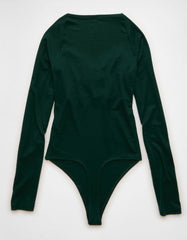 AE Long Sleeve Bow Front Bodysuit