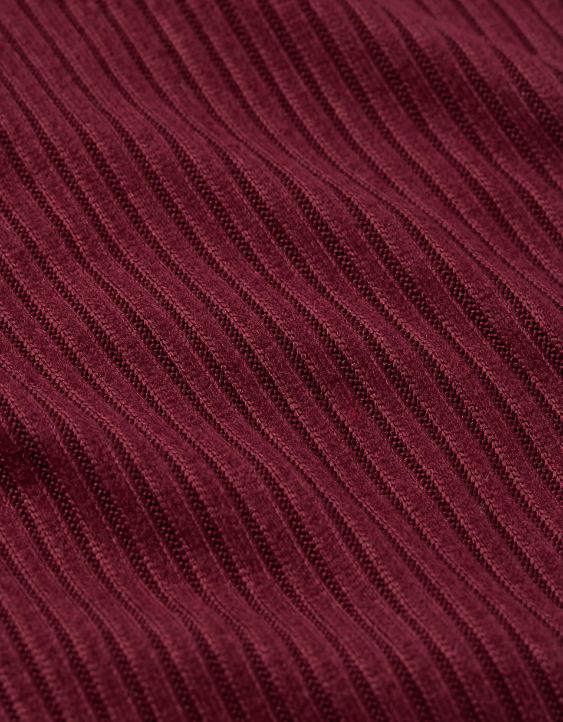 AE Long-Sleeve Waffle Plush Crew Neck Tee