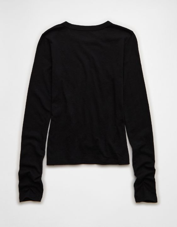 AE Long Sleeve Hey Baby Tee