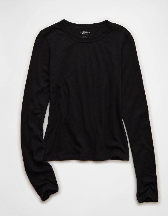 AE Long Sleeve Hey Baby Tee