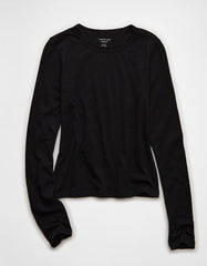 AE Long Sleeve Hey Baby Tee