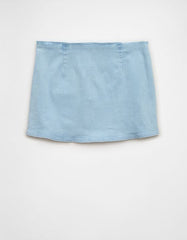 AE Next Level Low-Rise Denim Micro Skort