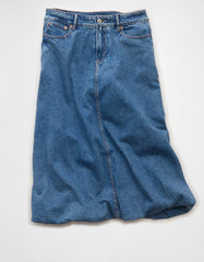 AE High-Waisted Bubble Midi Skirt