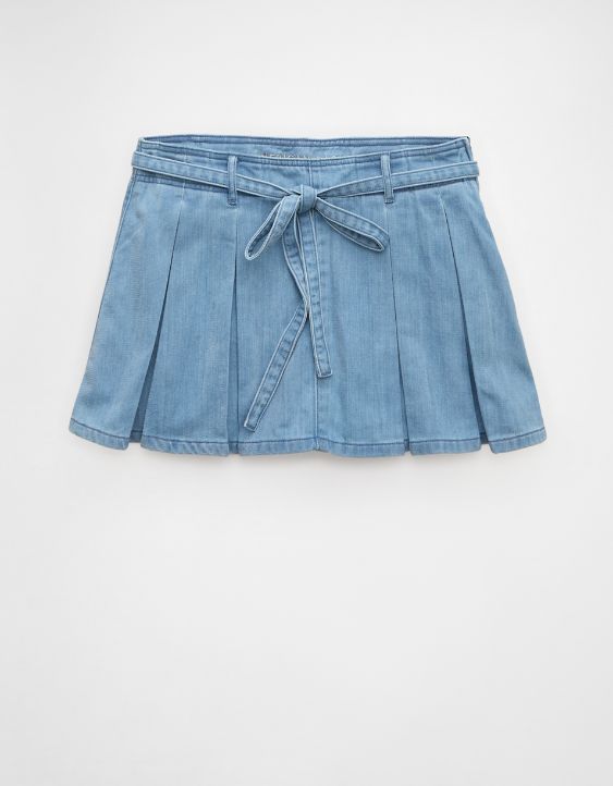 AE High-Waisted Pleated Mini Skirt