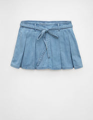 AE High-Waisted Pleated Mini Skirt